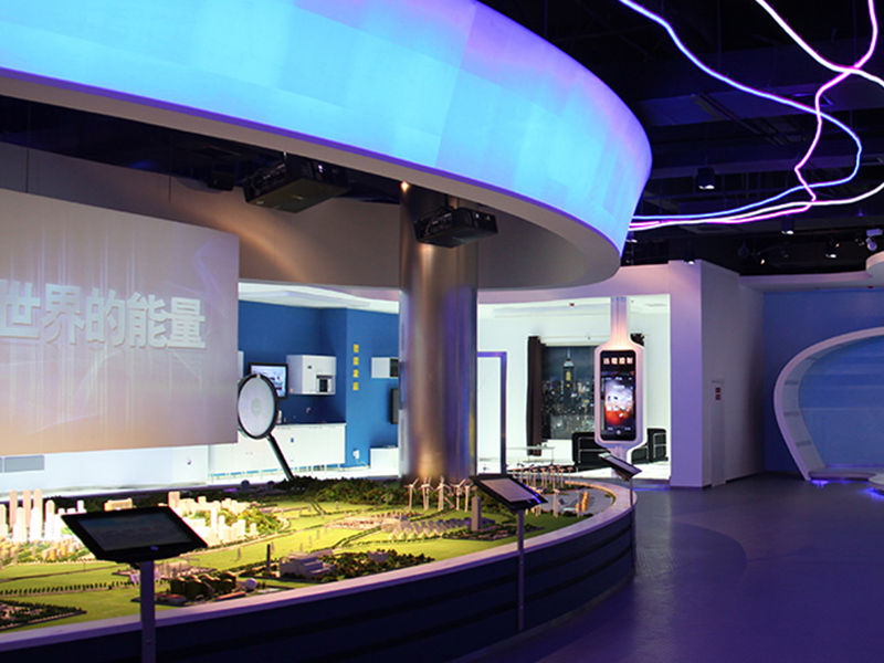 智能電網博覽館室內陳列展示效果-第1516期