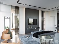 現(xiàn)代風格別墅室內(nèi)裝修裝飾效果展示-1053-08