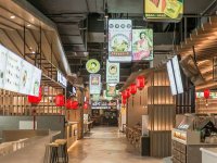 美食廣場室內(nèi)裝修裝飾設計效果-1127-09